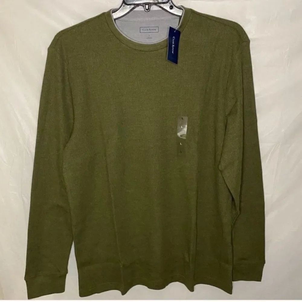 Club Room Thermal Crewneck
Shirt Size L